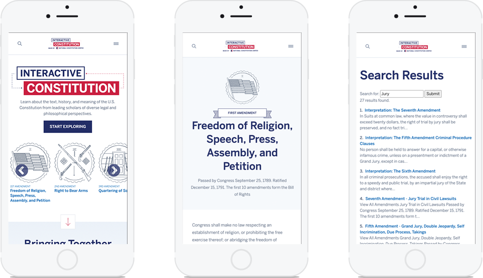 Interactive Constitution Mobile App