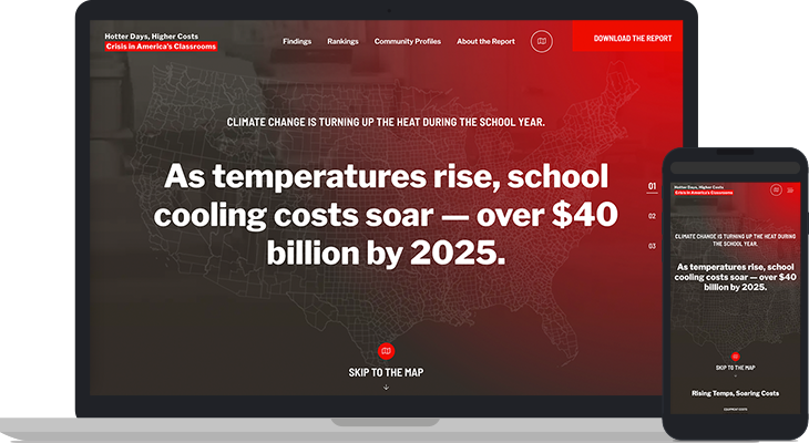 Cooling Crisis Website Case Study