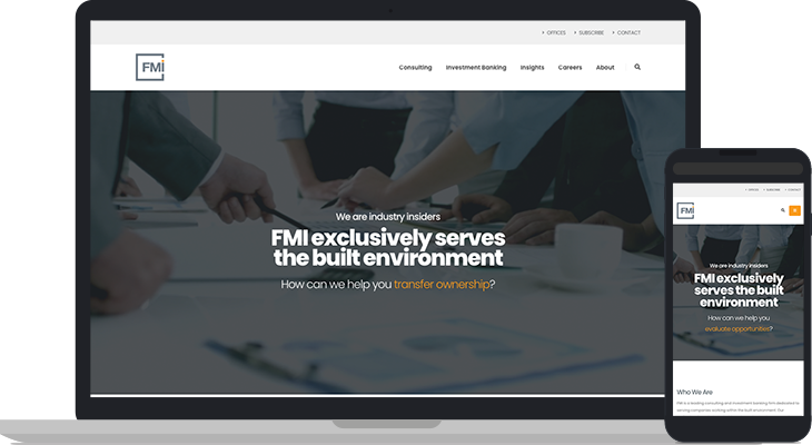 FMI Corporation Website Case Study