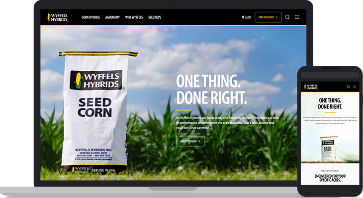 Wyffels Hybrids Website Case Study