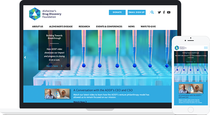 Alzheimer's Drug Discovery Foundation Website