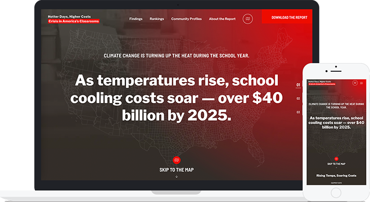 Cooling Crisis non-profit ExpressionEngine website